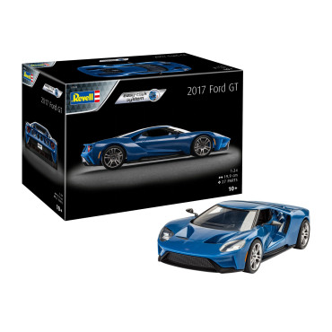 KIT PARA MONTAR REVELL EASY-CLICK FORD GT 2017 1/24 27 PEÇAS REV 07824